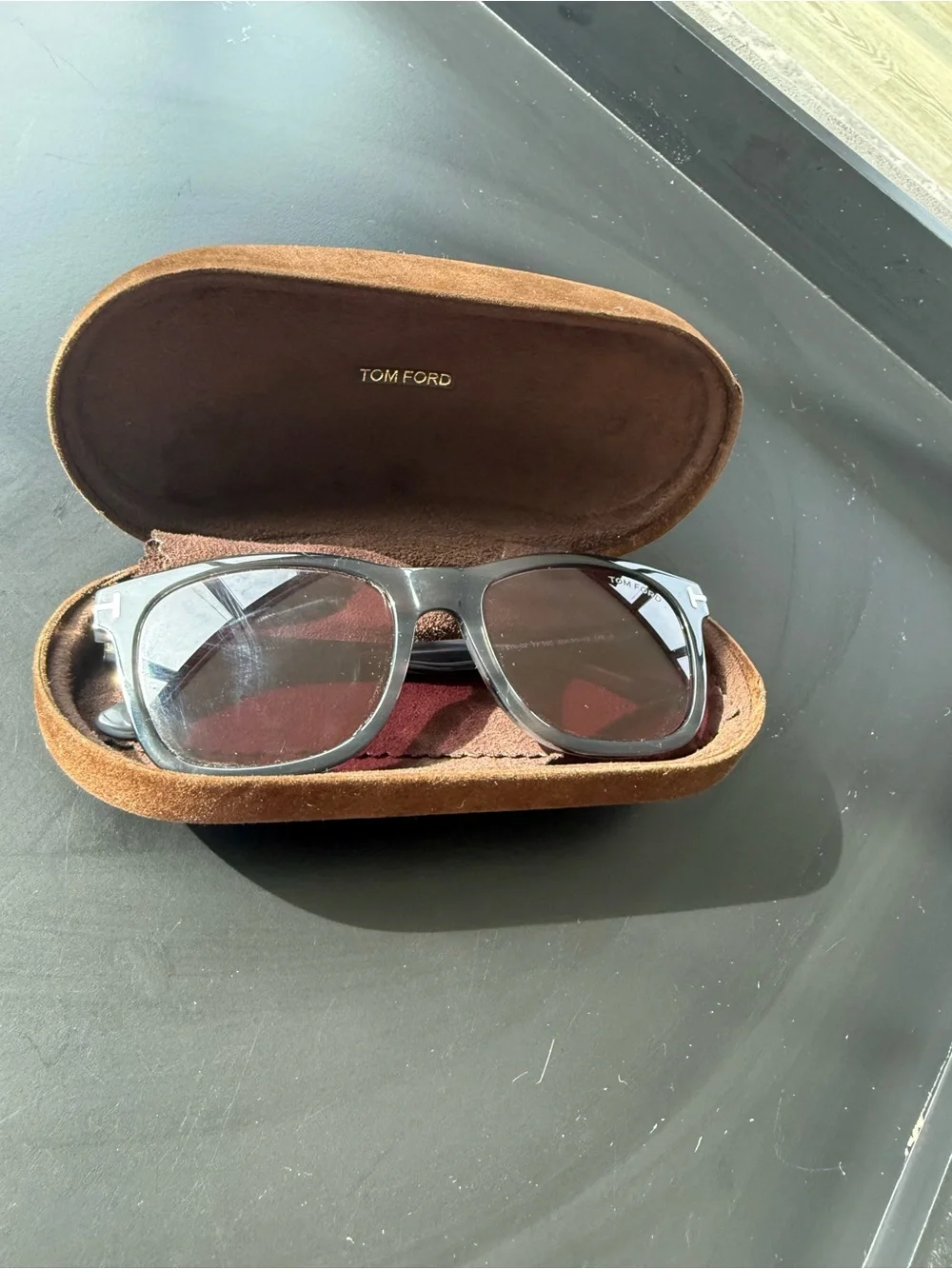 Tom Ford gray sunglasses Eric 55mm